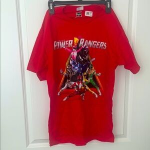 Red Power Rangers Graphic T-Shirt